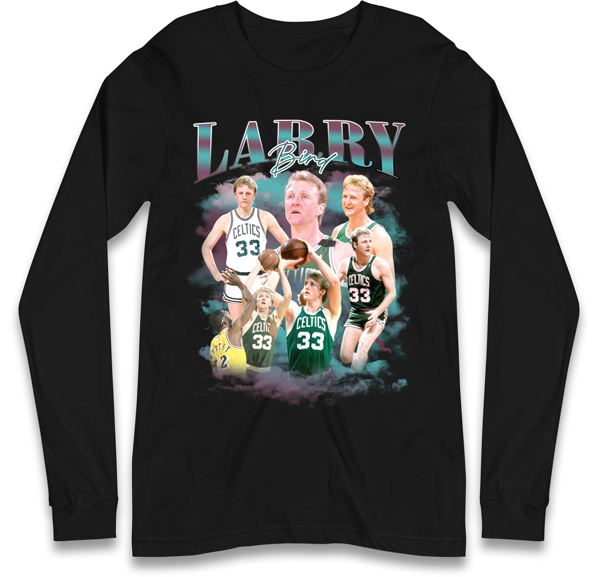 Larry Bird Long Sleeve T Shirt