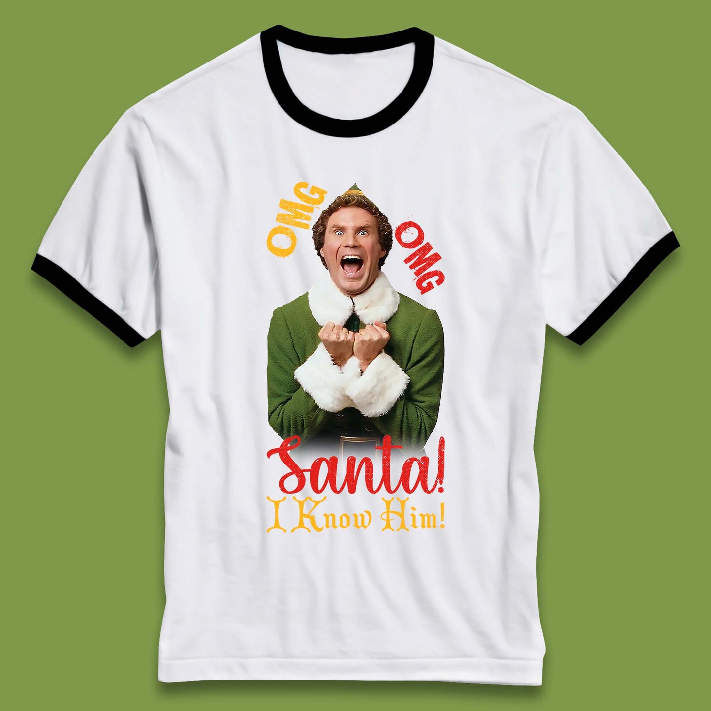 elf ringer t shirt