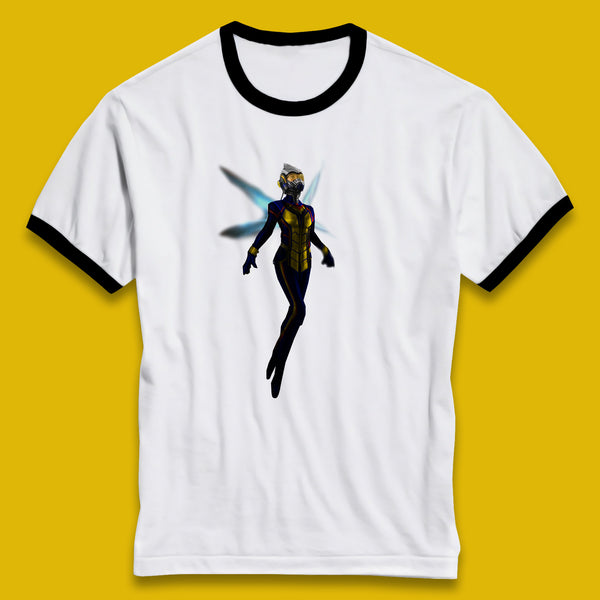 Marvel The Wasp Ant-Man Hank Pym Ghost Hope Pym Superhero Fictional Avengers Movie Character Ringer T Shirt