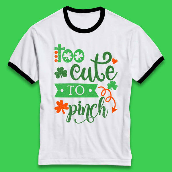 Too Cute To Pinch Ringer T-Shirt