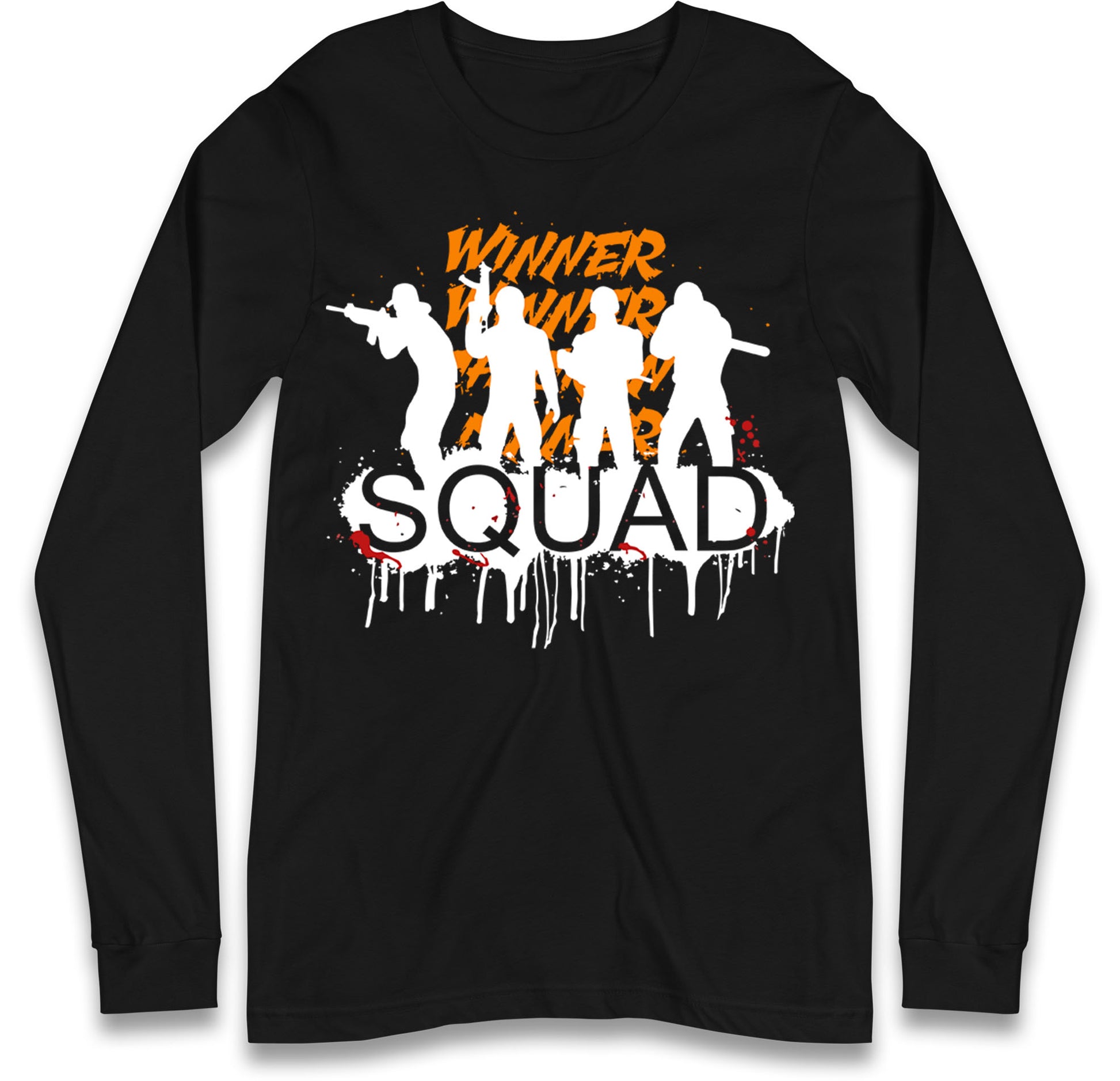 Pubg Squad Long Sleeve T Shirt