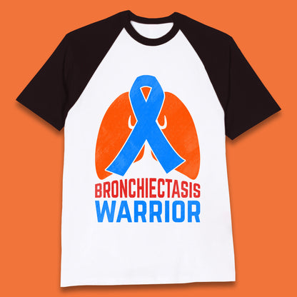 Bronchiectasis Warrior Support Unbreakable Awareness Survivor Baseball T Shirt