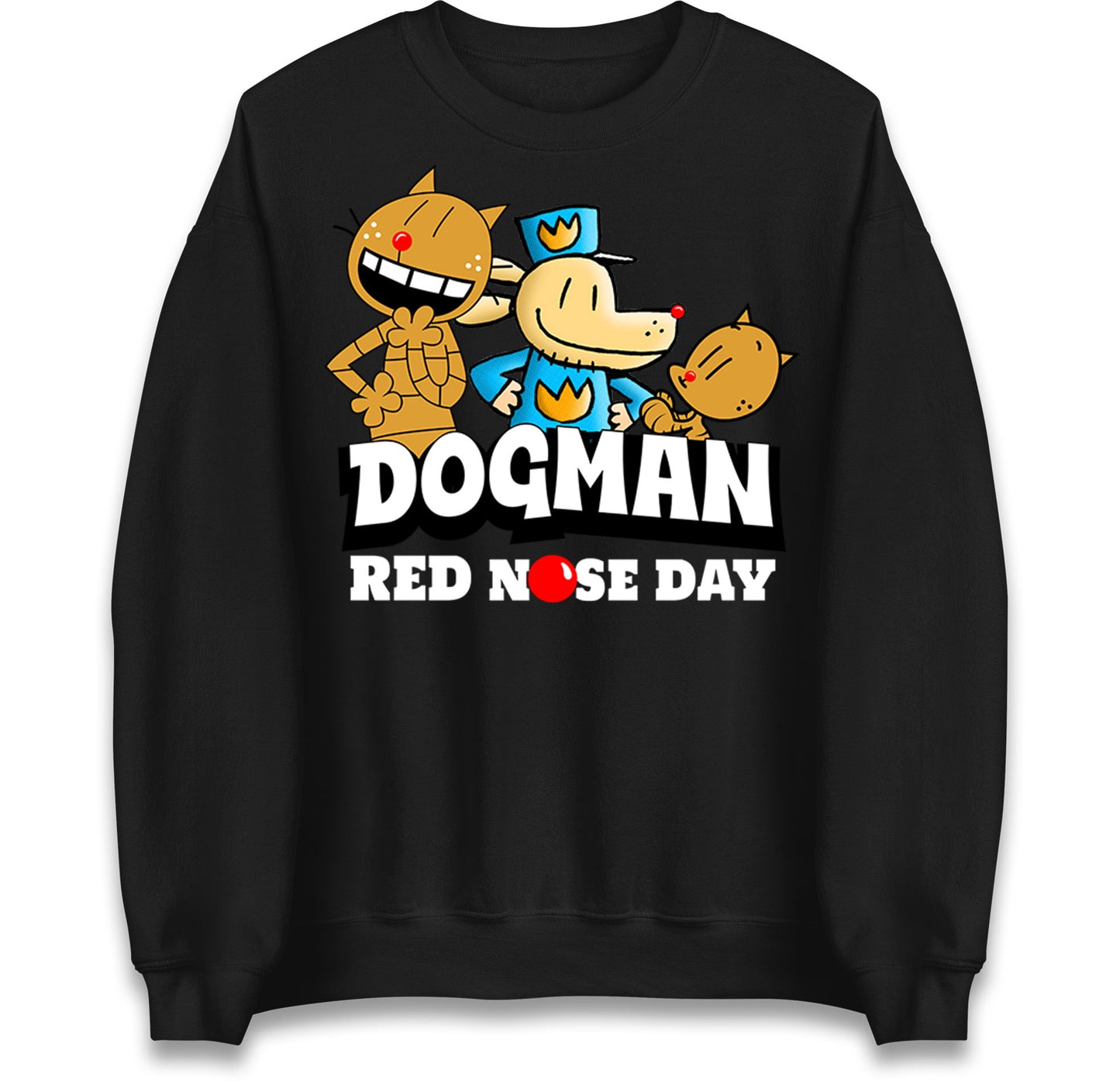 Dog Man Red Nose Day Jumper