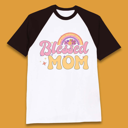 Blessed Mom Baseball T-Shirt