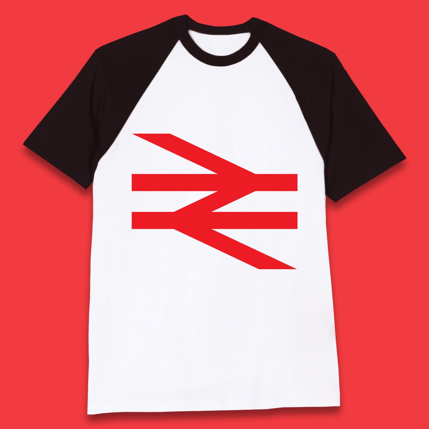 British Rail Union Jack Logo Trains Trainspotter Train Nationalisation Britain Uk Labour Politics Baseball T Shirt