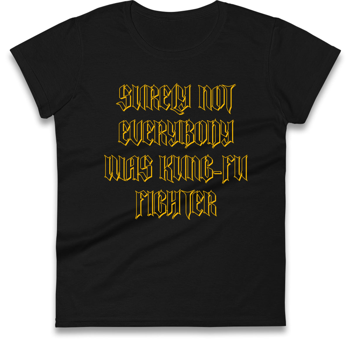 Kung Fu Fighter Womens T Shirt