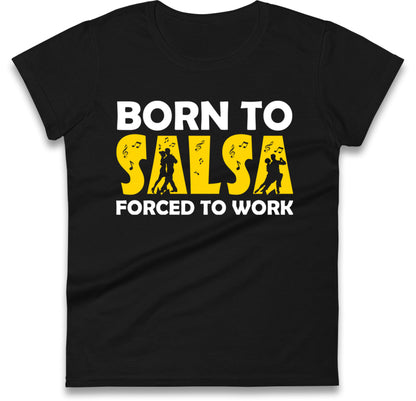 salsa dancing womens t shirt