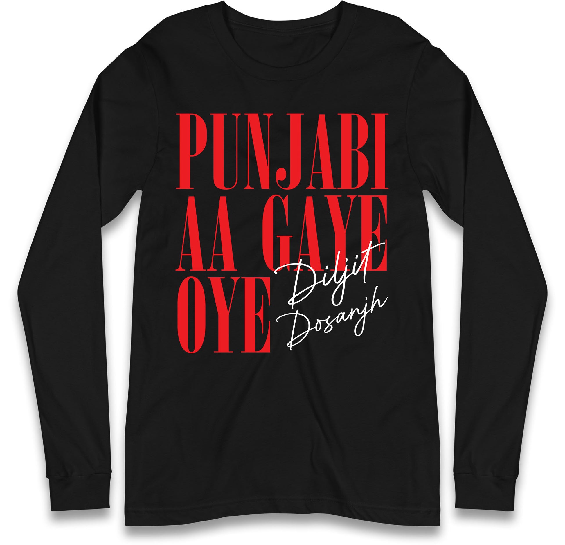 Diljit Dosanjh Long Sleeve T Shirt