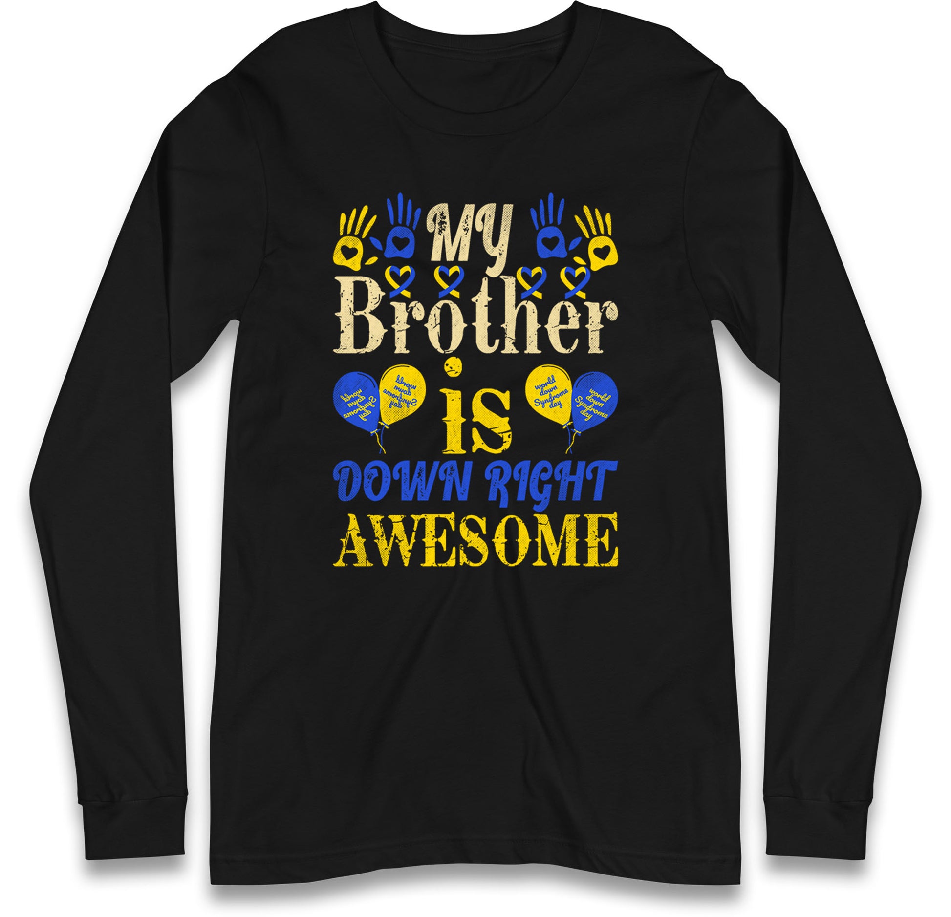world down syndrome day long sleeve t shirt