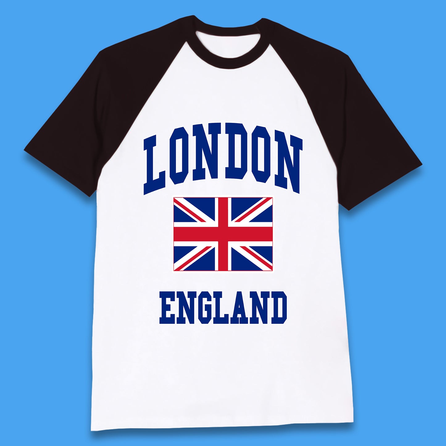 London England Flag Great Britain United Kingdom Uk Union Jack Souvenir British Flag Baseball T Shirt