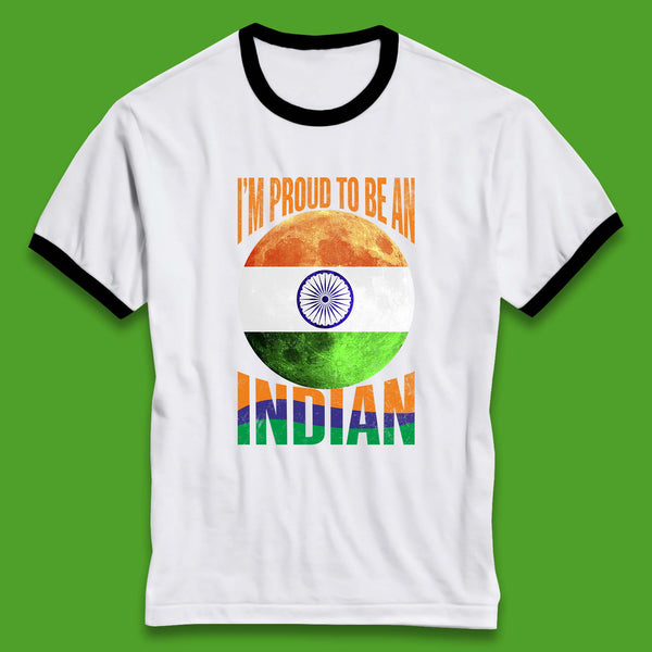 I'm Proud To Be An Indian Chandrayaan-3 Soft Landing To The Moon Ringer T Shirt