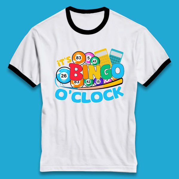 It's Bingo O'Clock Ringer T-Shirt