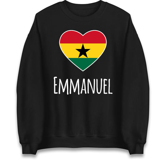 Ghana Heart Flag Jumper
