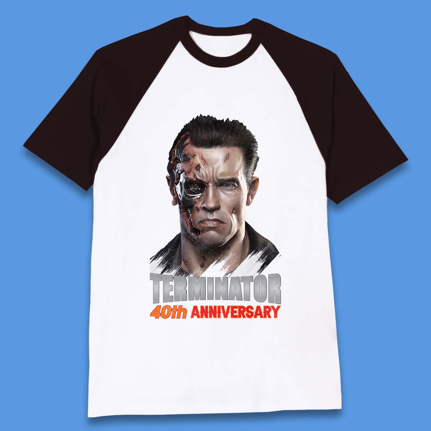Terminator 40th Anniversary Baseball T-Shirt