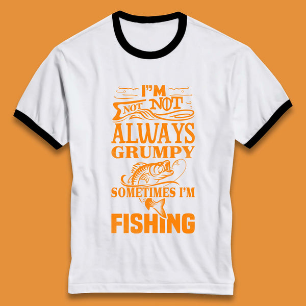 Grumpy Fisherman Ringer T-Shirt