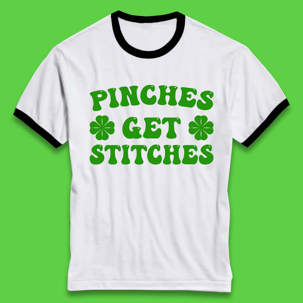 Pinches Get Stitches Ringer T-Shirt