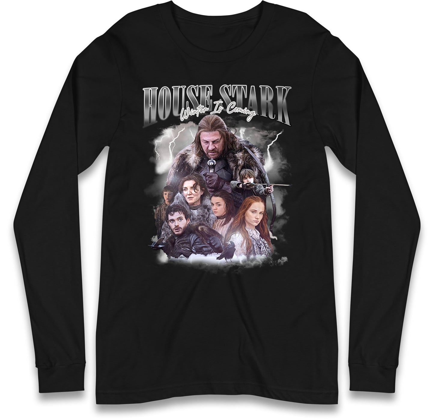 Eddard Stark Long Sleeve T Shirt
