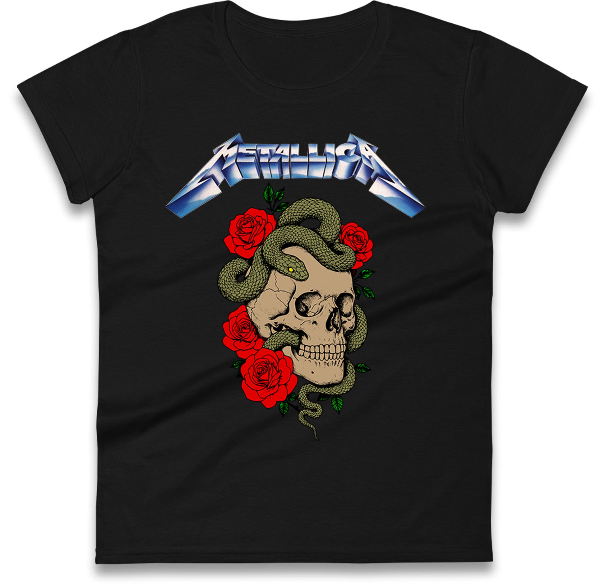 Metallica Skull Ladies T Shirt