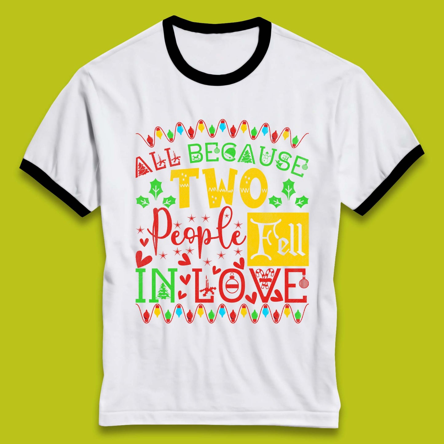 Love Christmas Ringer T-Shirt