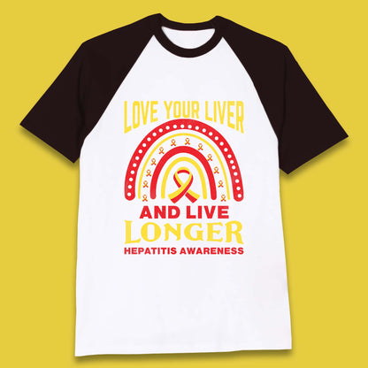 Hepatitis Awareness Baseball T-Shirt