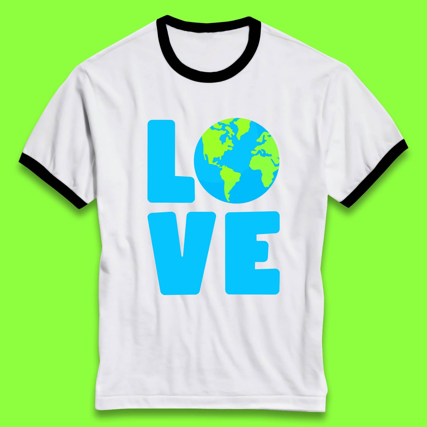 Love Earth Day Environmental Climate Change Save The Planet Ringer T Shirt