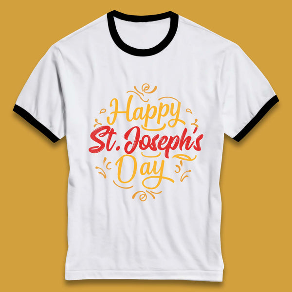 Happy St. Joseph's Day Ringer T-Shirt