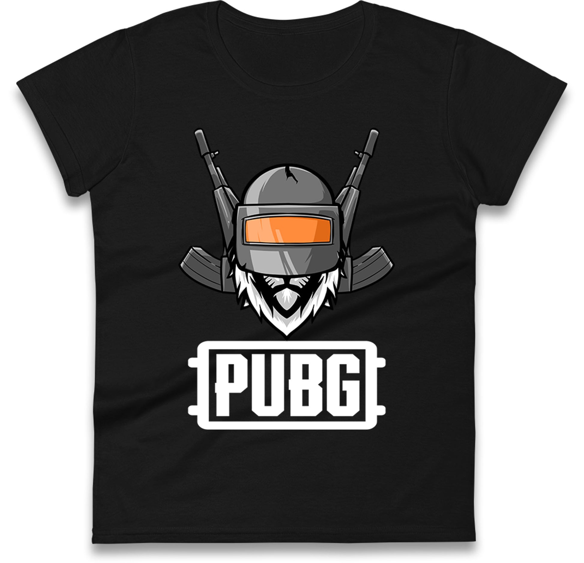Pubg Helmet Ladies T Shirt