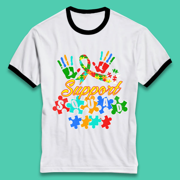 Autism Support Squad Ringer T-Shirt