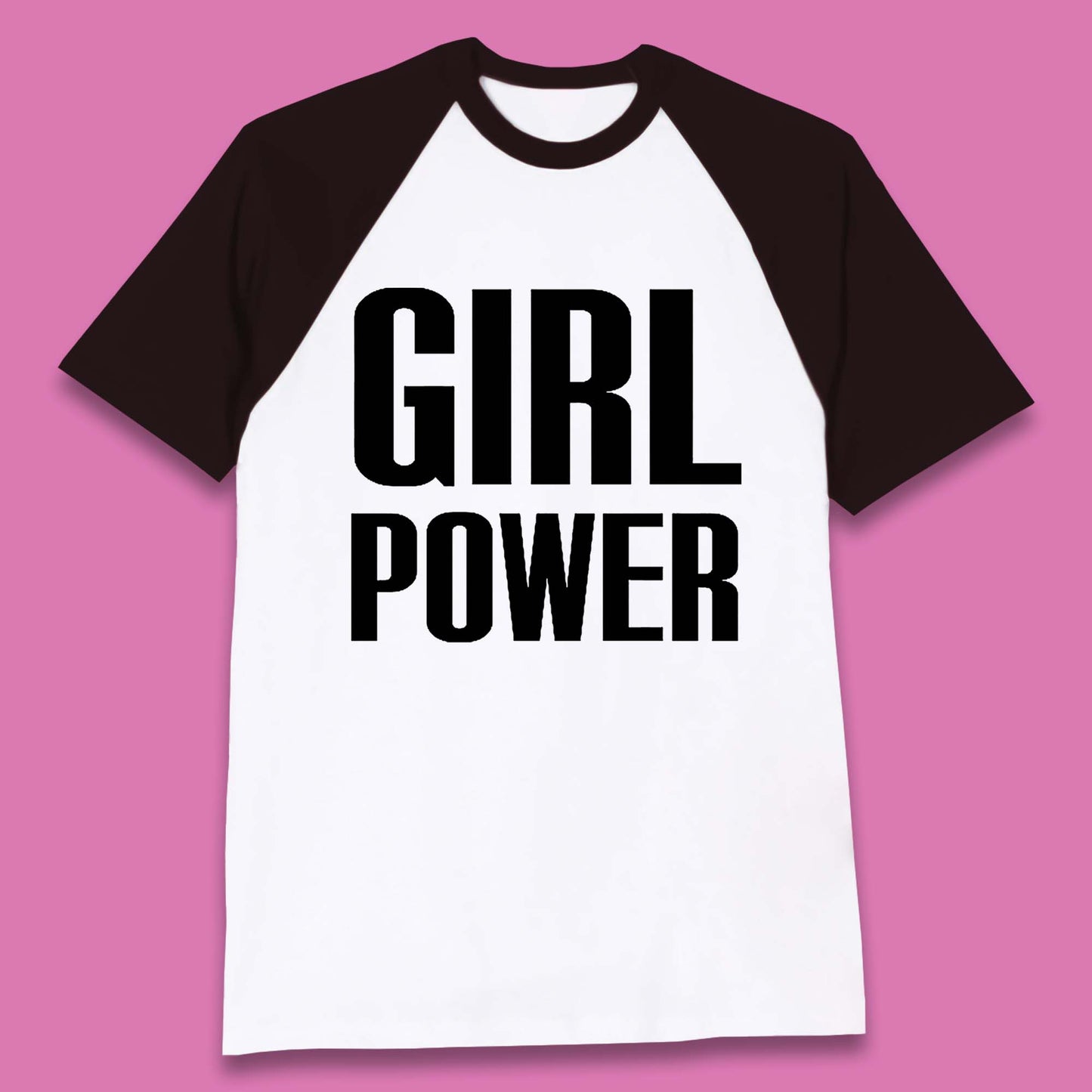 Girl Power Baseball T Shirt