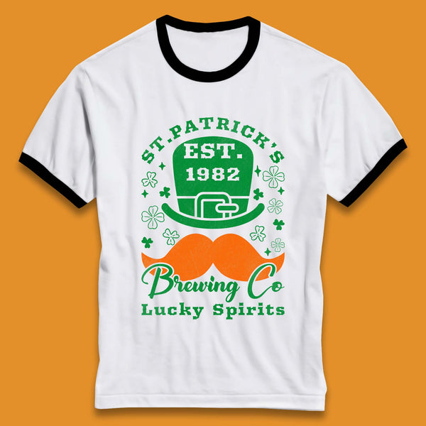 St. Patrick's EST 1982 Brewing Co Ringer T-Shirt