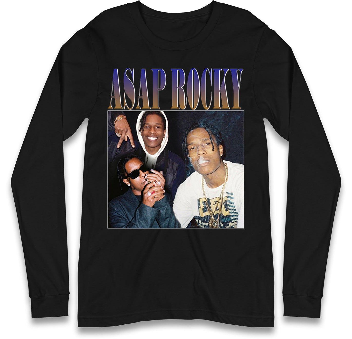 ASAP Rocky Rapper Longsleeve T Shirt