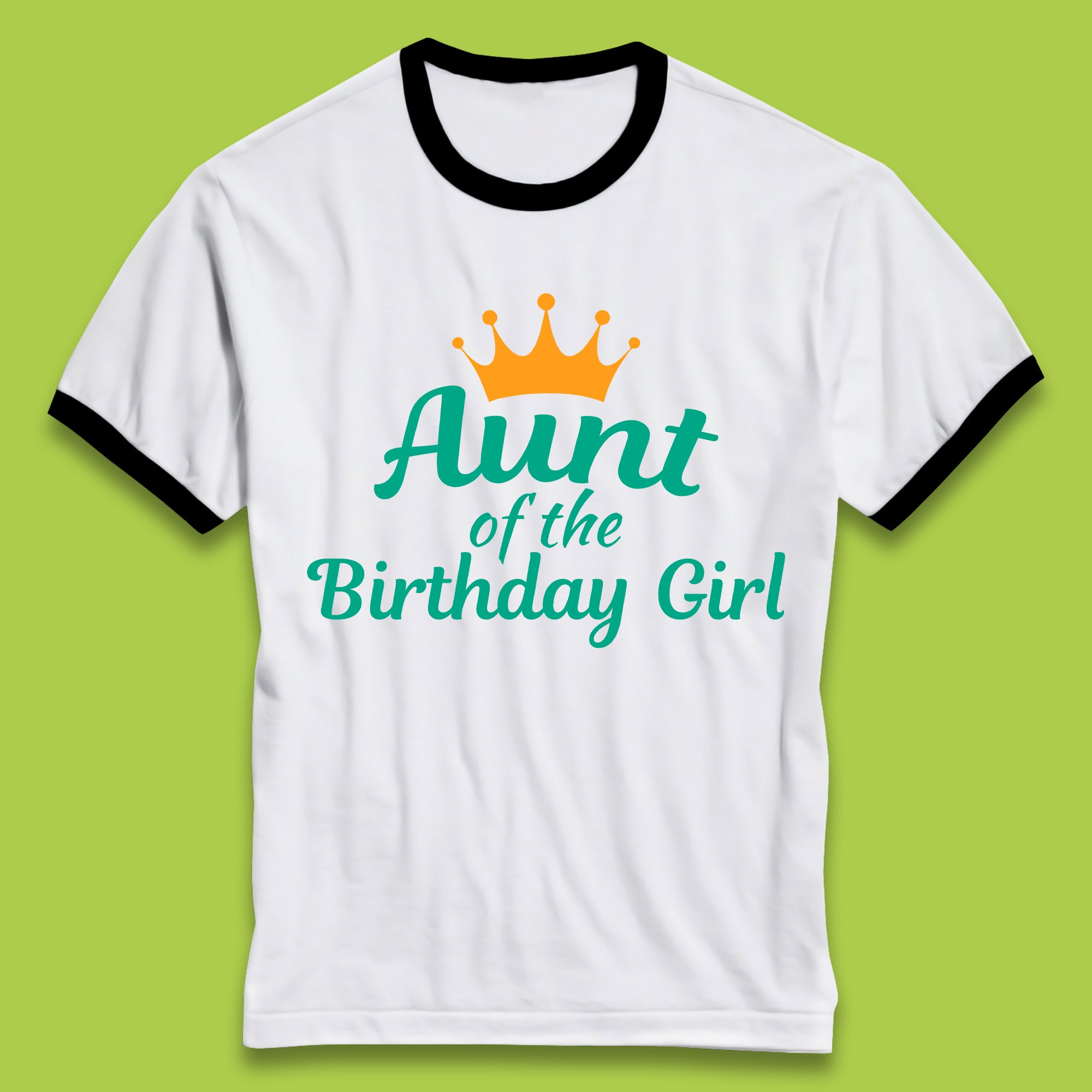 Aunt Of The Birthday Girl Ringer T-Shirt