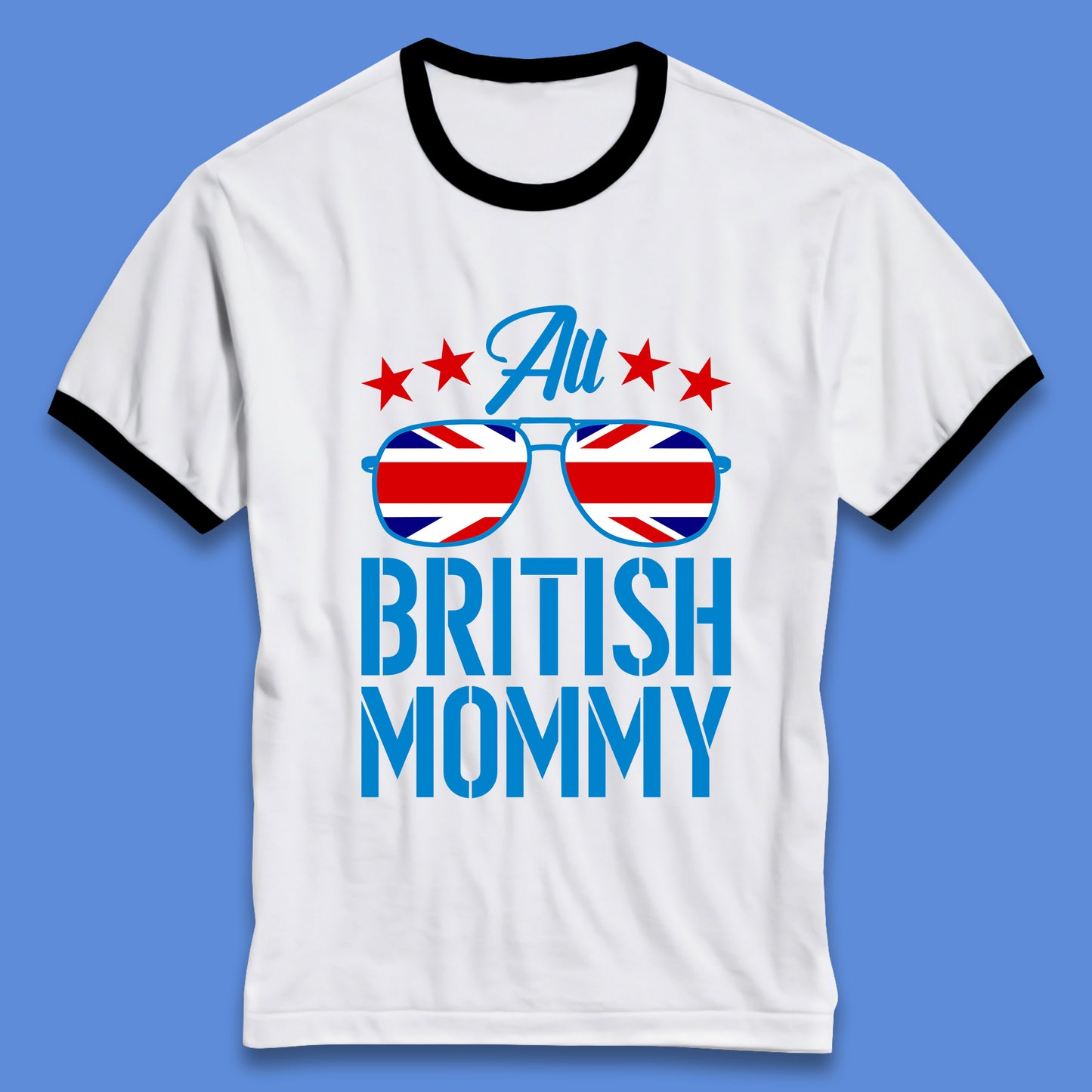British Mommy Ringer T-Shirt