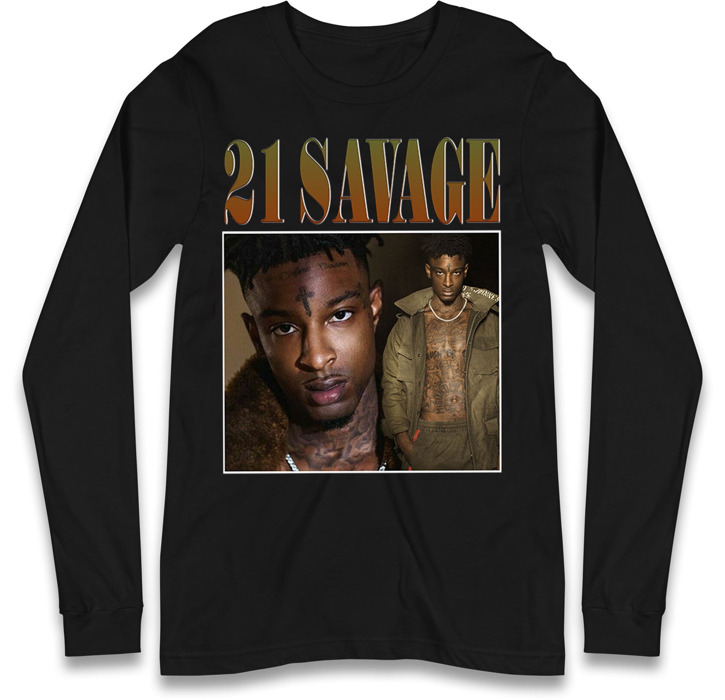 21 Savage Rapper Longsleeve T Shirt
