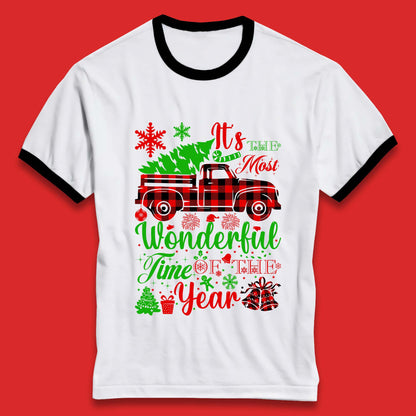 Wonderful Time Of The Year Christmas Ringer T-Shirt