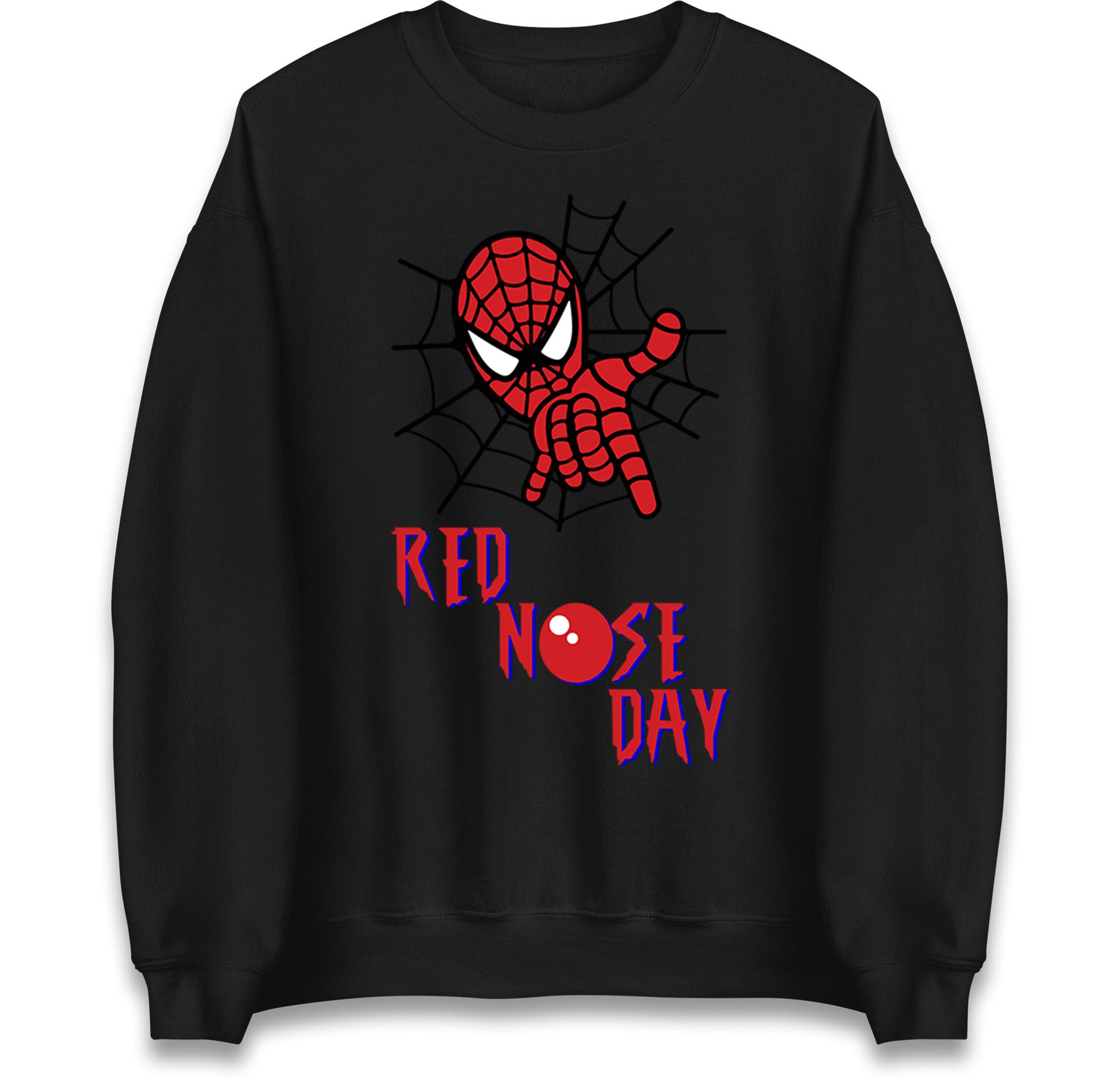 Spider Man Red Nose Day Jumper