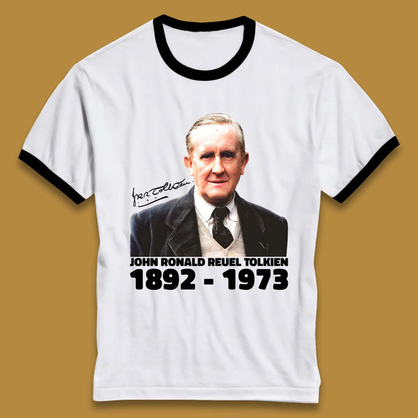 John Ronald Reuel Tolkien 1892-1973 Ringer T-Shirt