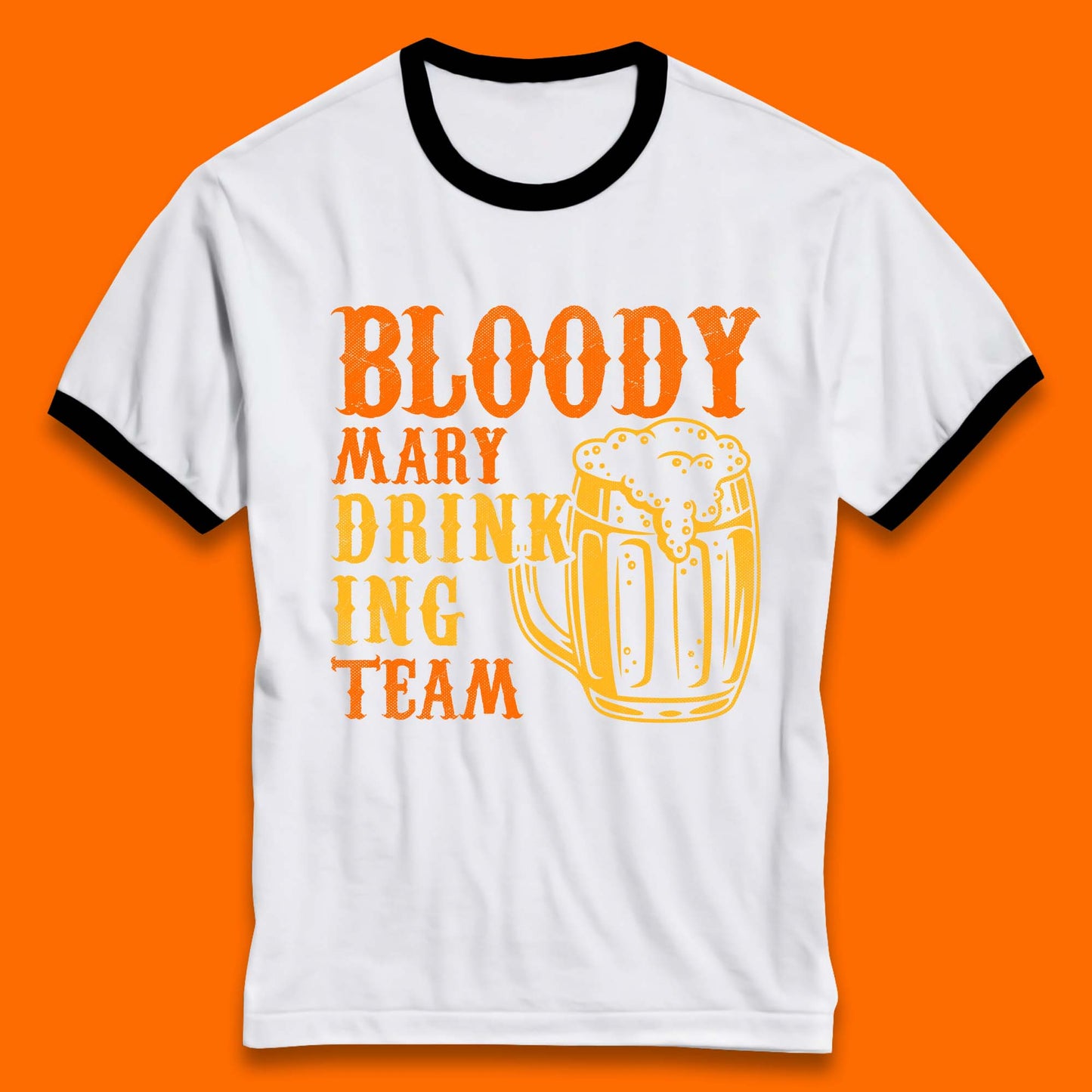 Bloody Marry Drinking Team Ringer T-Shirt