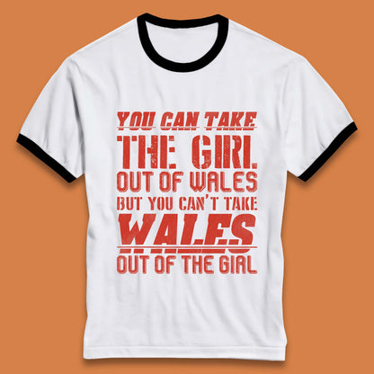 The Girl Out Of Wales Ringer T-Shirt