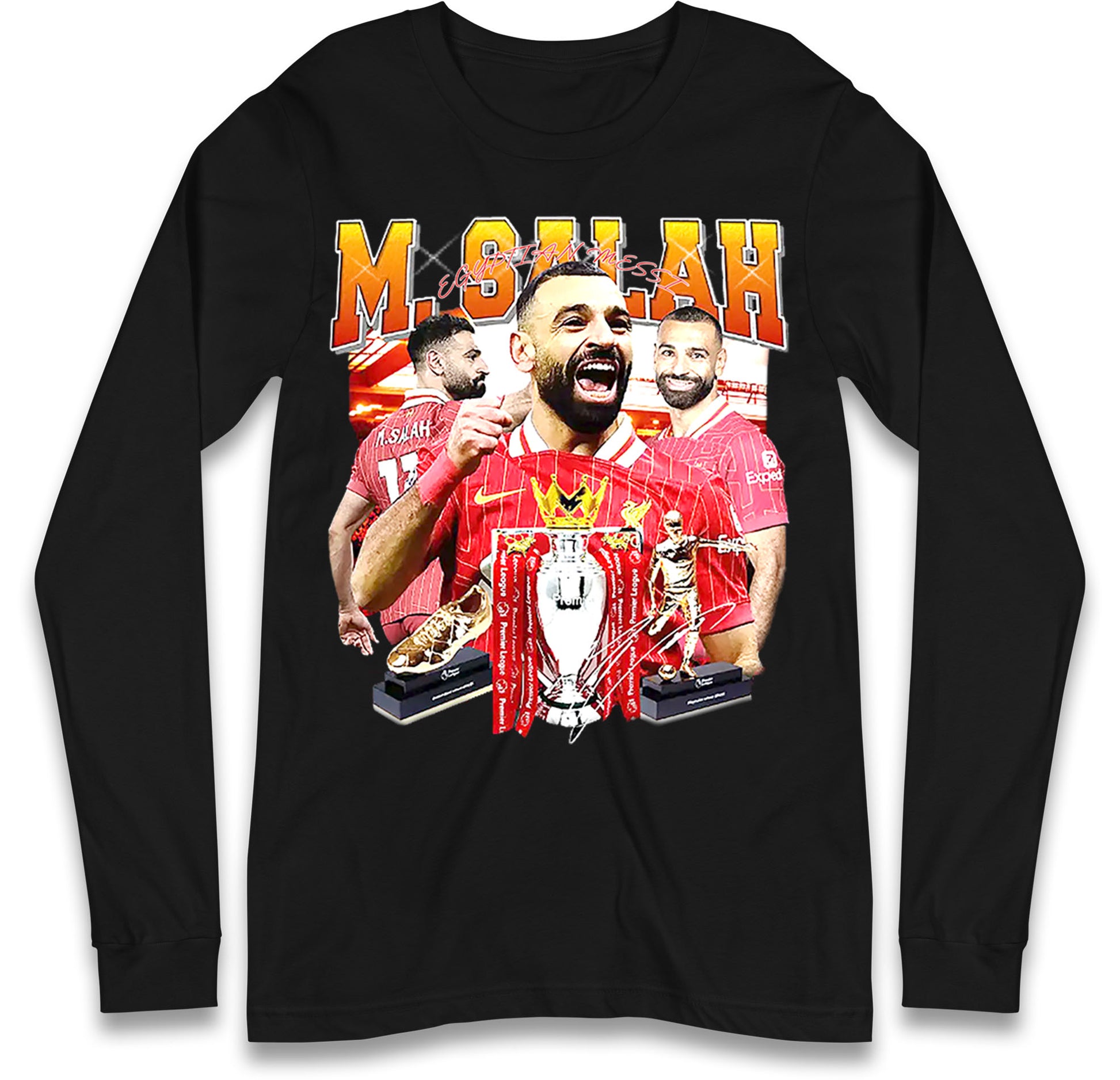 Mohamed Salah Bootleg Long Sleeve T Shirt 