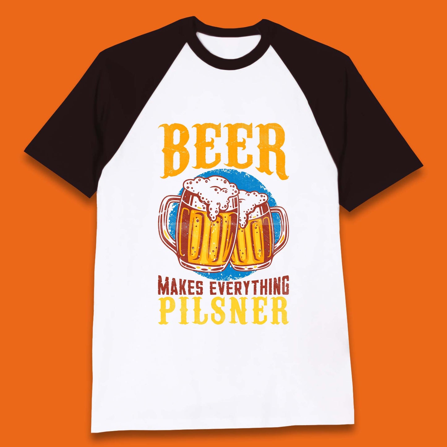 Pilsner Beer Baseball T-Shirt
