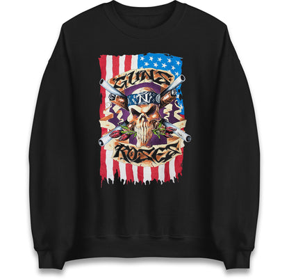 Guns N Roses American Flag Jumper