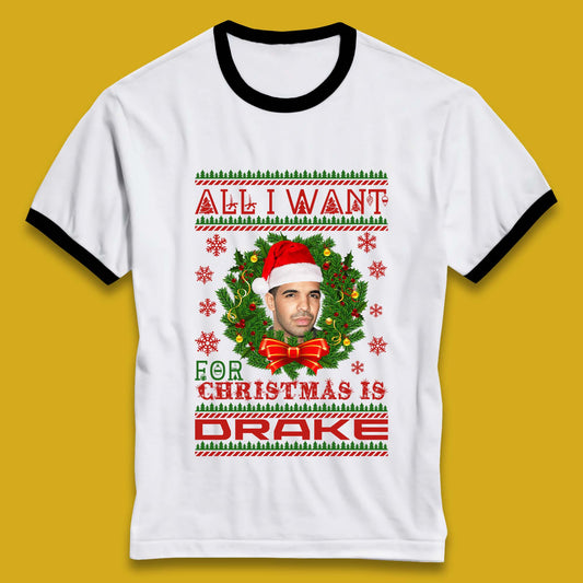 Drake Christmas Ringer T-Shirt