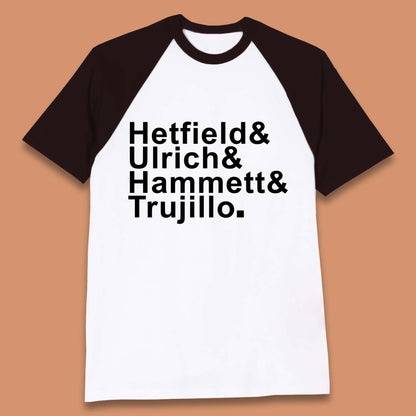 Metallica Band Baseball T-Shirt