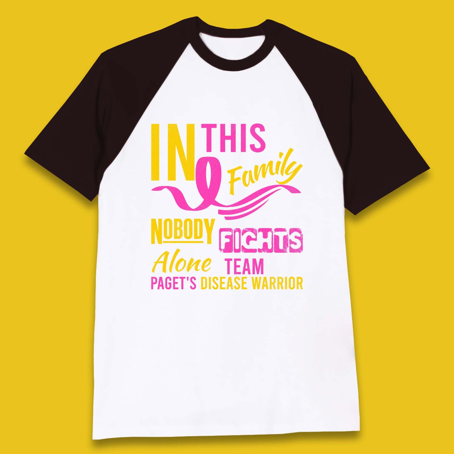 Paget's Disease Warrior Baseball T-Shirt