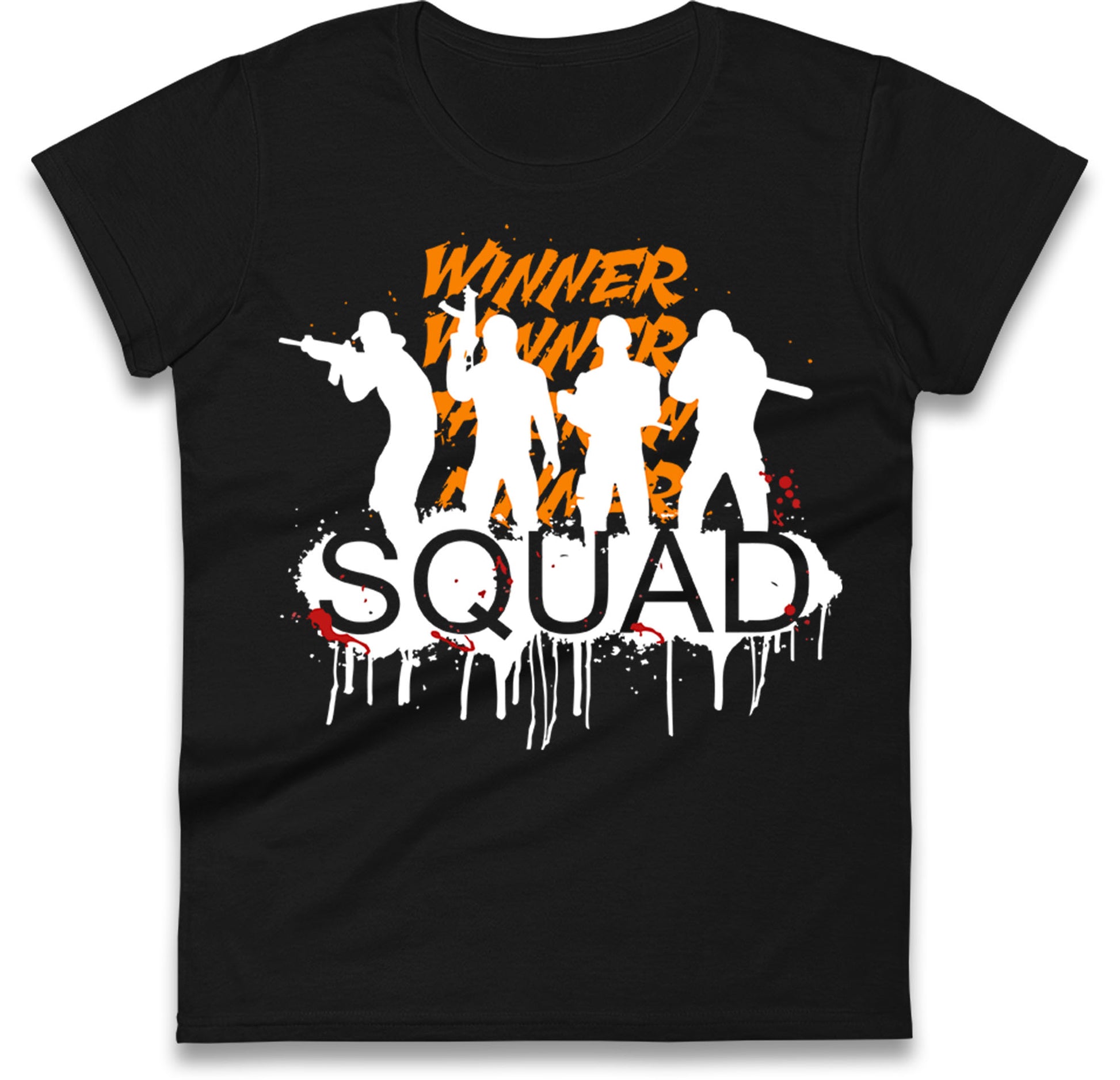 Pubg Squad Ladies T Shirt