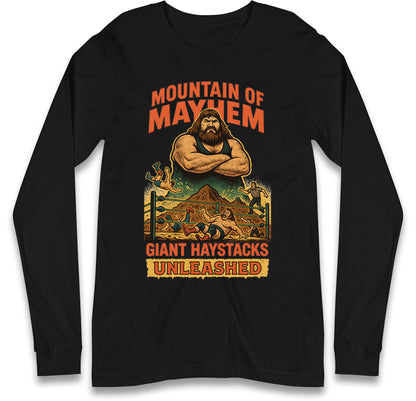 Giant Haystacks Long Sleeve T Shirt