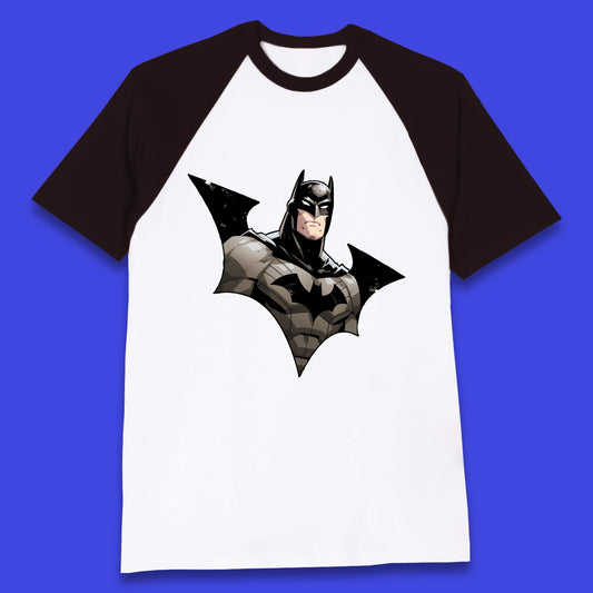 Batman Superhero DC Comics Batman Comic Book Fictional Character Baseball T Shirt