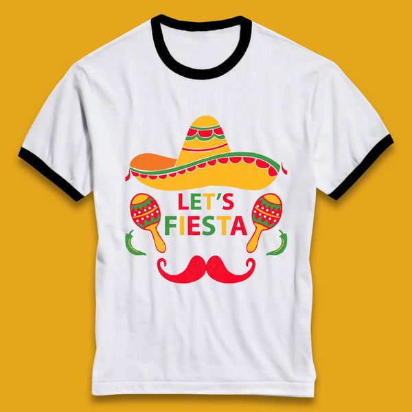 Let's Fiesta Cinco De Mayo Ringer T-Shirt