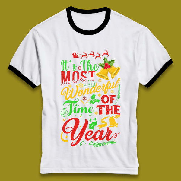 Wonderful Christmas Ringer T-Shirt